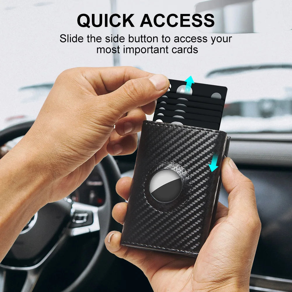 Men Smart Wallet Credit Card Holder for AirTag