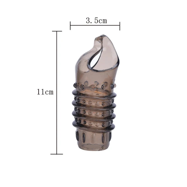 Extended Cock Ring that delays Ejaculation for a Stronger Erection / G Spot Vagina Reusable Silicone Vibrator