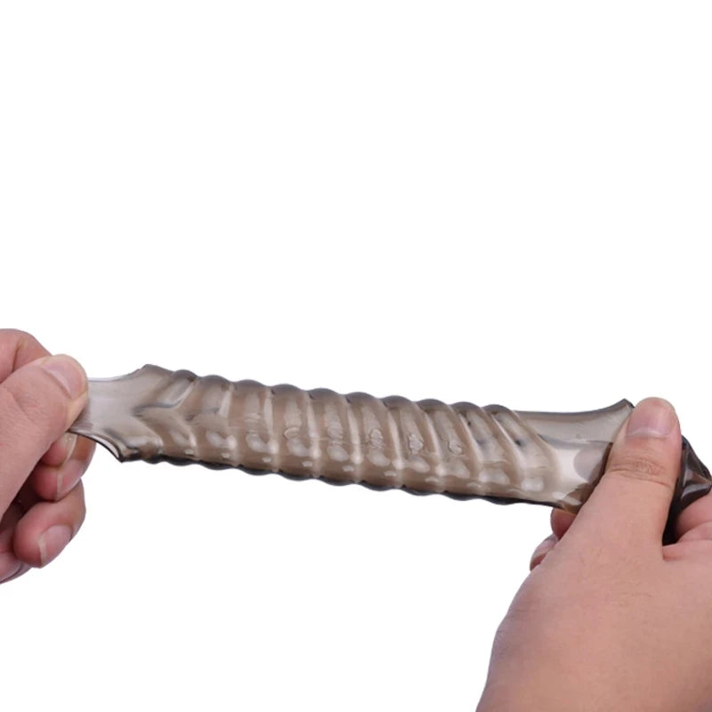 Extended Cock Ring that delays Ejaculation for a Stronger Erection / G Spot Vagina Reusable Silicone Vibrator
