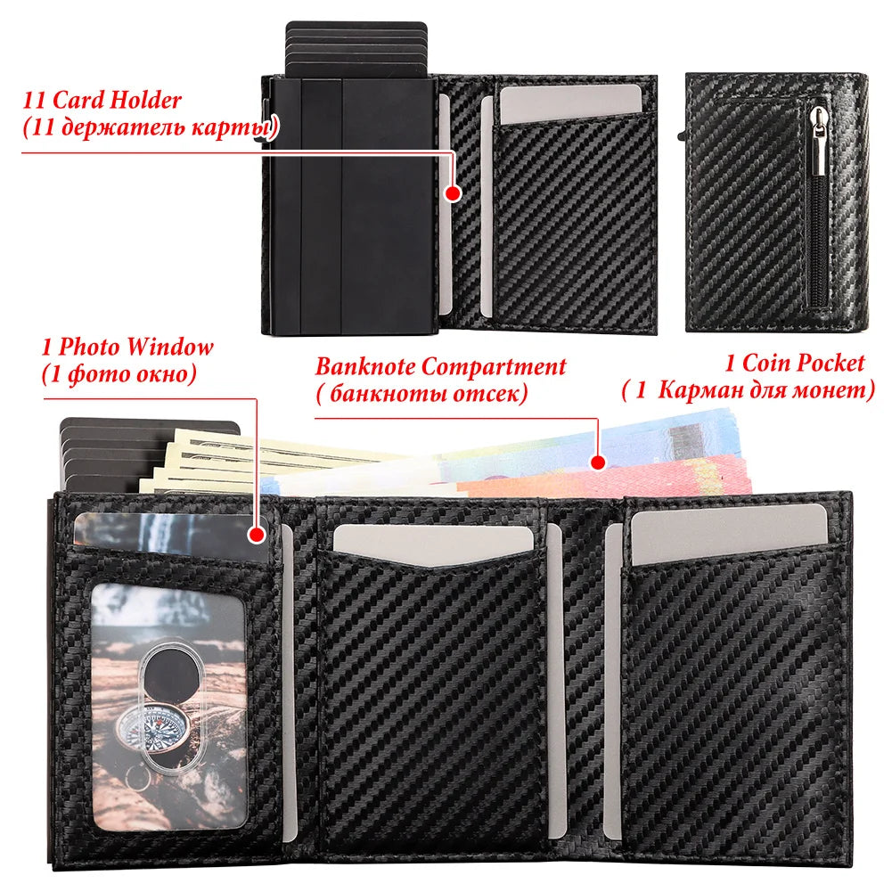 Men Smart Wallet Credit Card Holder for AirTag