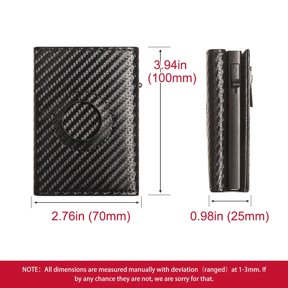 Men Smart Wallet Credit Card Holder for AirTag