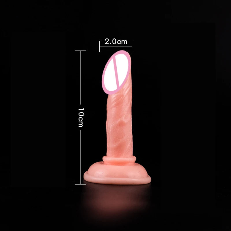 Realistic Dildo Skin Feeling Sex Toys for Women / with Suction Cup