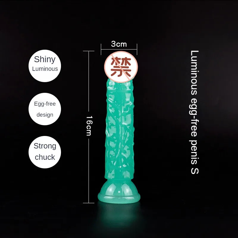 Luminous Simulation Dildo Realistic Penis For Women With Suction Cup Couple Erotic Sex Adult Toys For Men Toy 4#