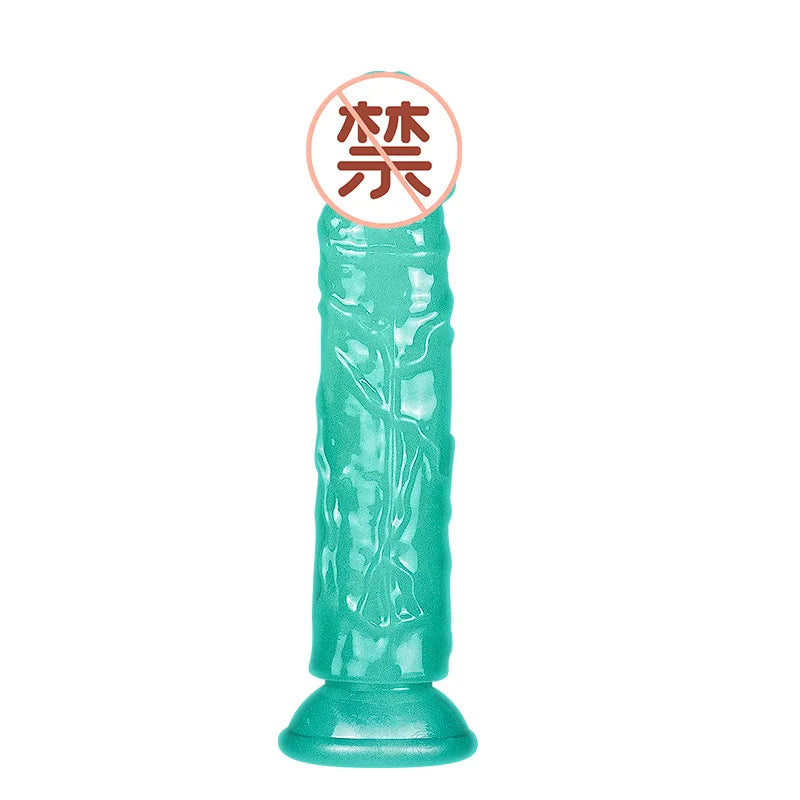Luminous Simulation Dildo Realistic Penis For Women With Suction Cup Couple Erotic Sex Adult Toys For Men Toy 4#