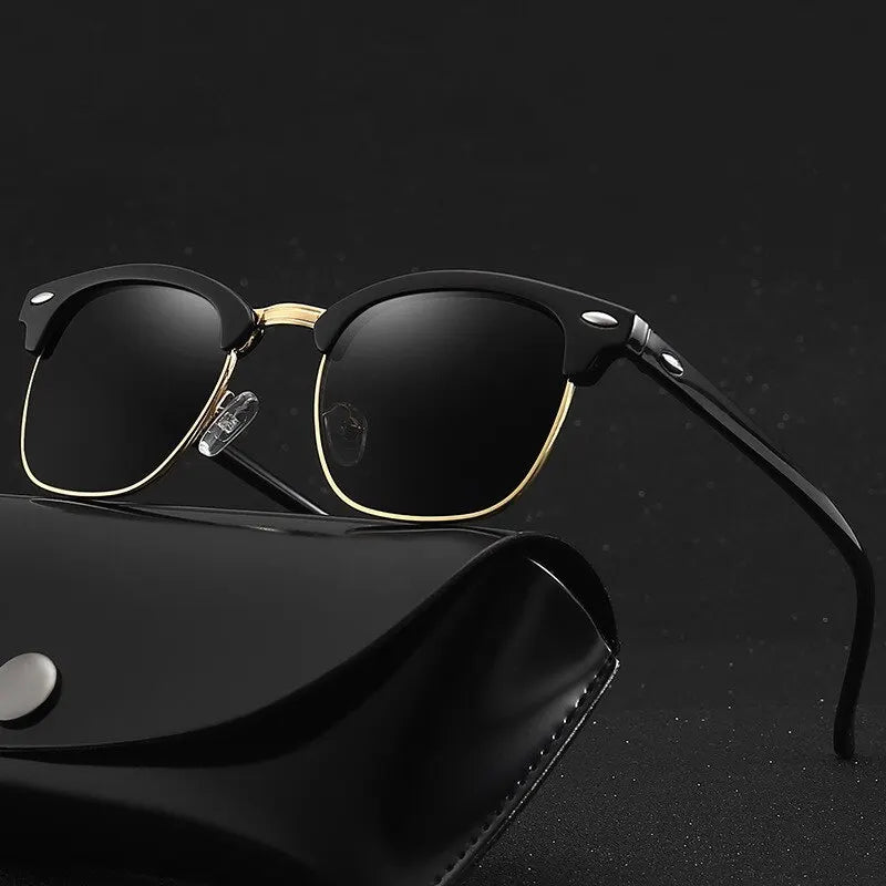 Classic Style Sunglasses Retro Men UV Protection Trend Sunglasses Polarized