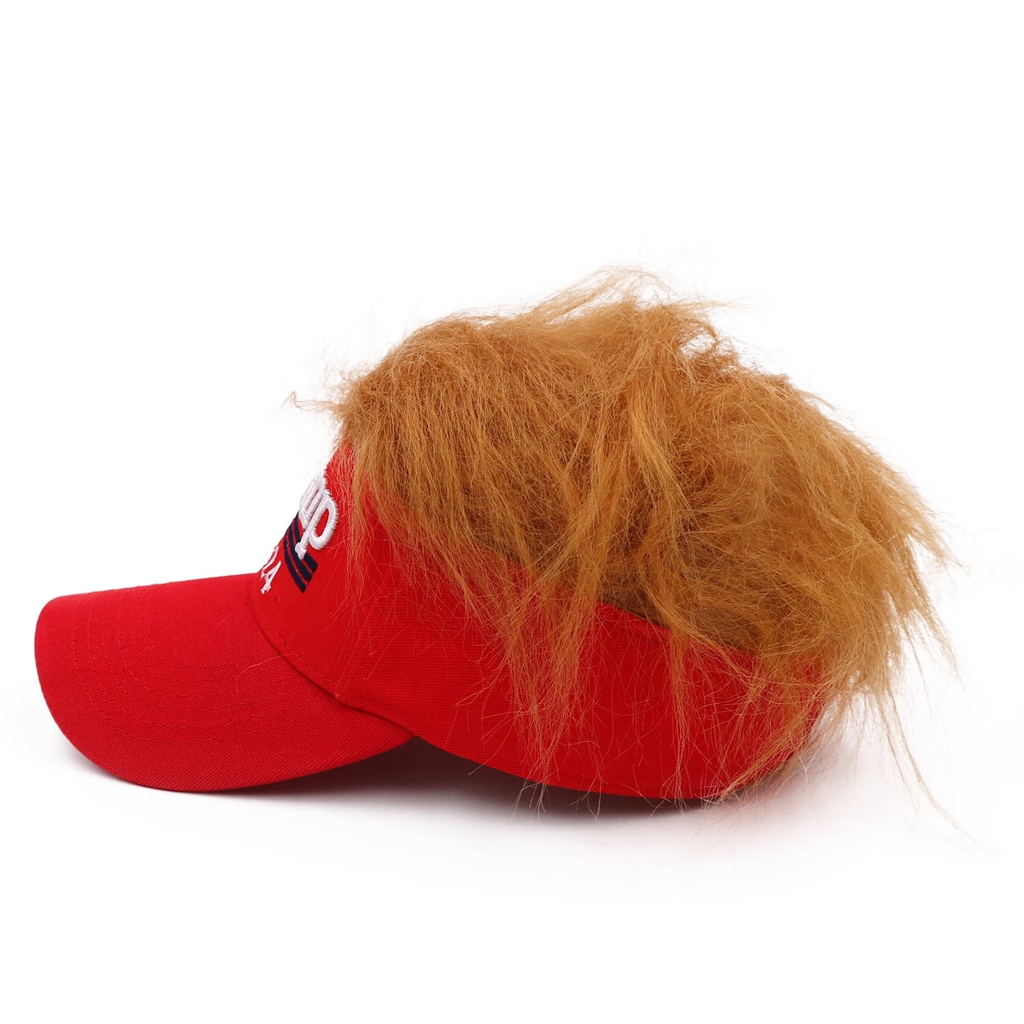 Trump 2024 Snapback Cap with wig