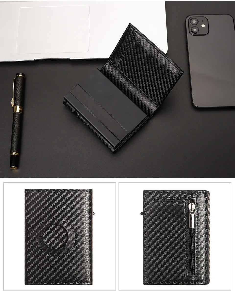 Men Smart Wallet Credit Card Holder for AirTag