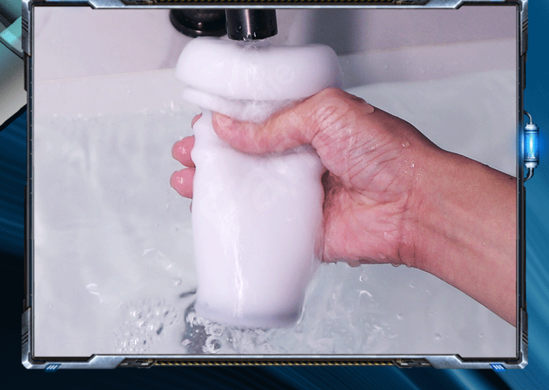 Automatic Male Masturbator Cup Telescopic Sucking Heated vagina & Blowjob Machine