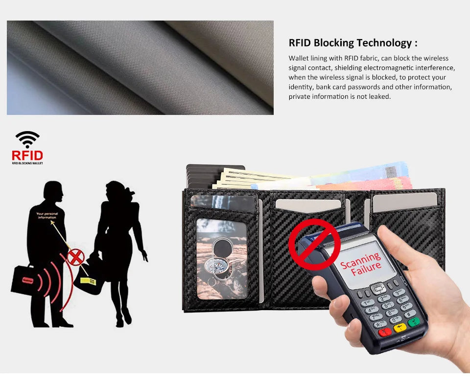 Men Smart Wallet Credit Card Holder for AirTag