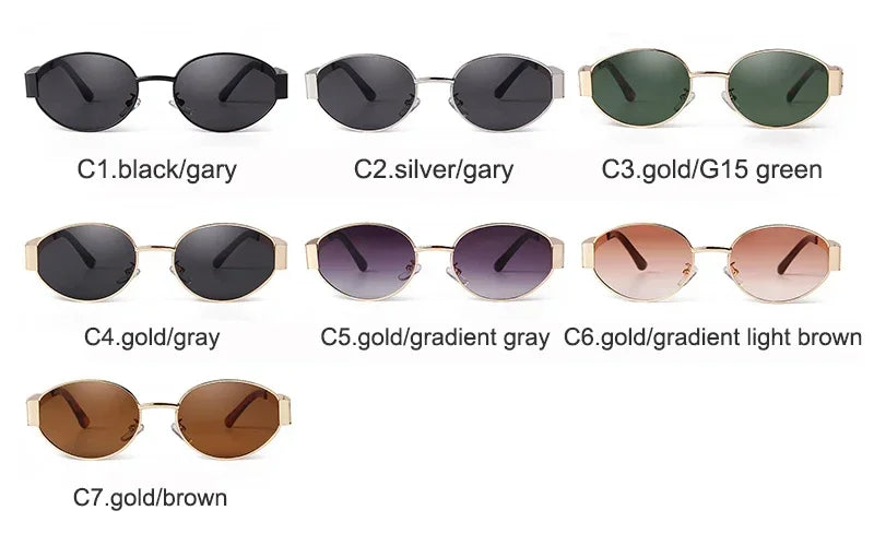 Trendy round sunglasses