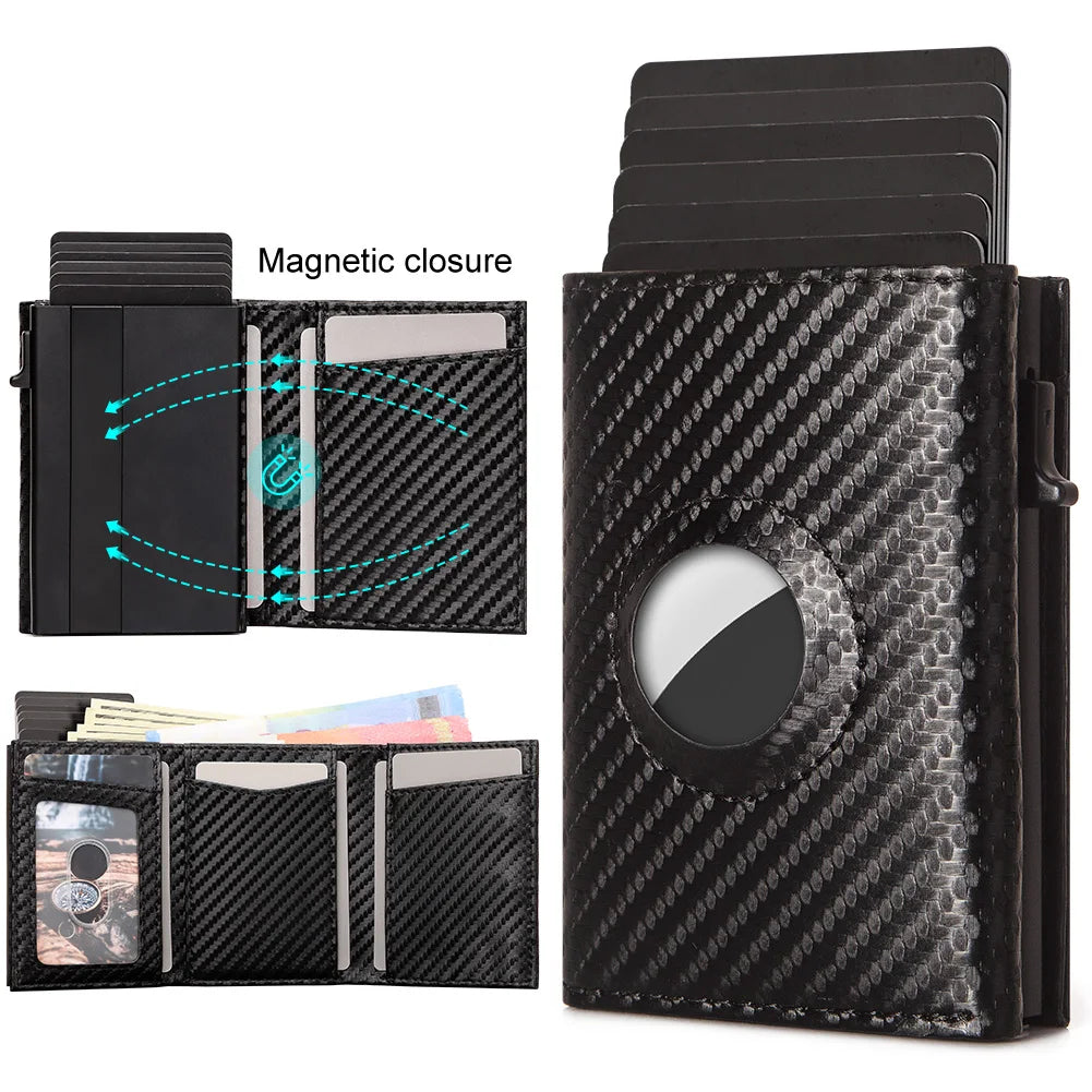 Men Smart Wallet Credit Card Holder for AirTag