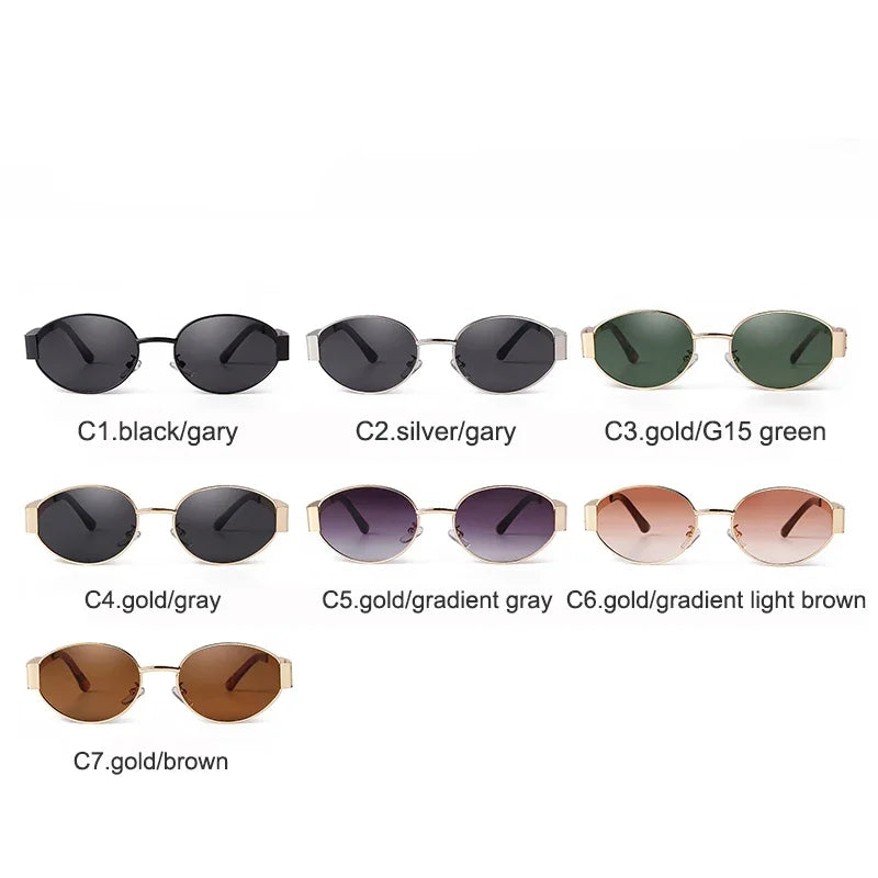 Trendy round sunglasses
