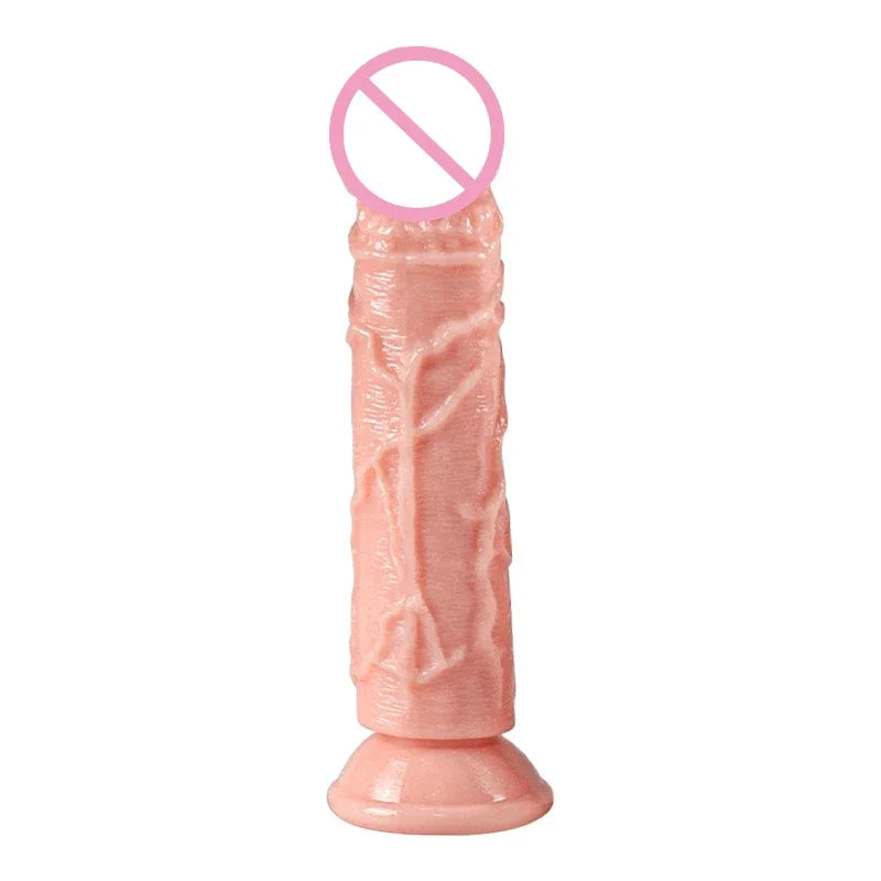 Realistic Dildo Skin Feeling Sex Toys for Women / with Suction Cup