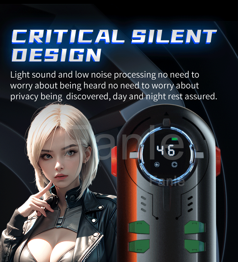 Automatic Male Masturbator Cup Telescopic Sucking Heated vagina & Blowjob Machine