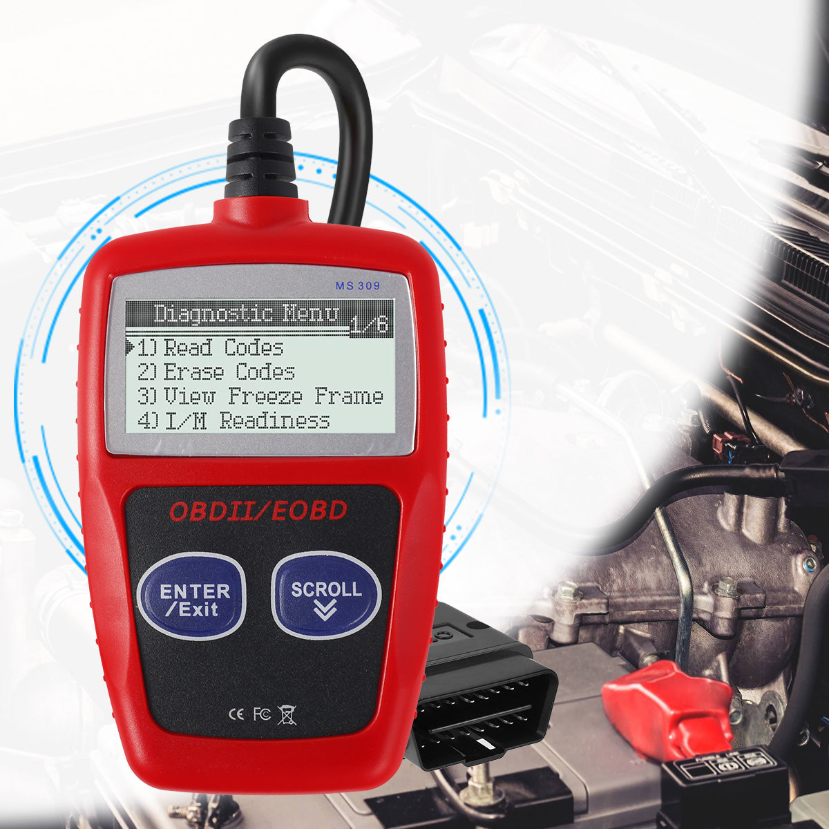 Car check engine light Multifunctional Code Reader