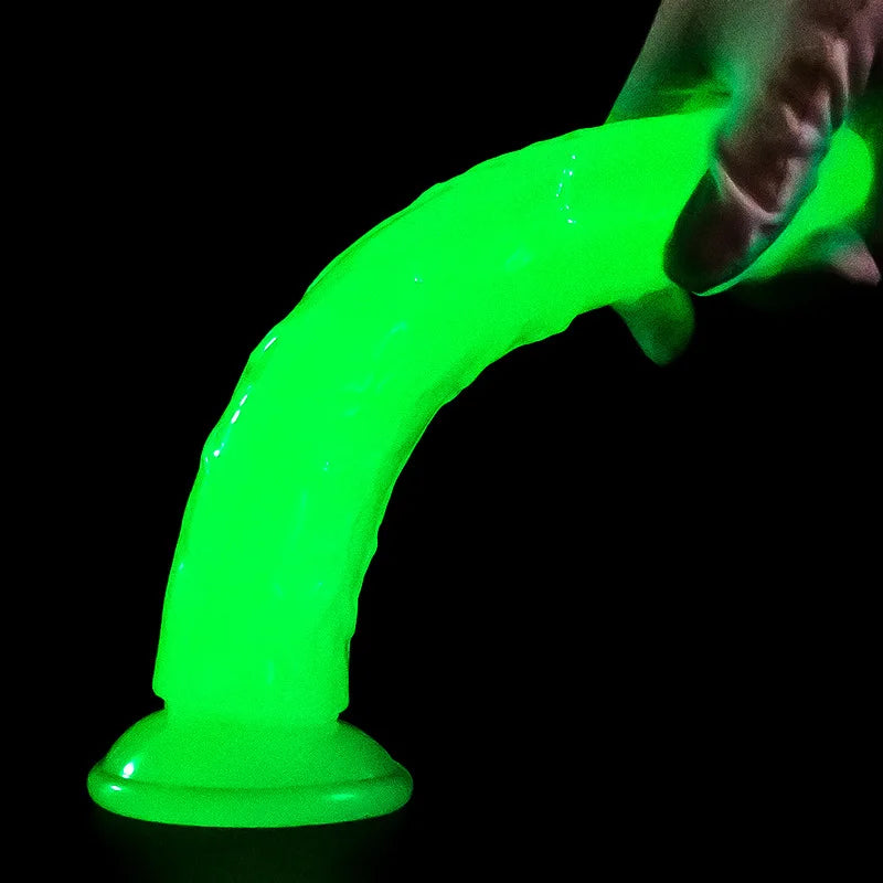 Luminous Simulation Dildo Realistic Penis For Women With Suction Cup Couple Erotic Sex Adult Toys For Men Toy 4#