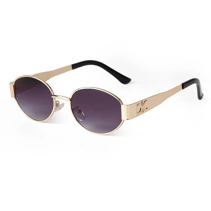 Trendy round sunglasses