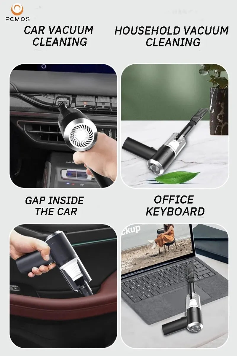 Wireless Vacuum Cleaner for Home and Car 120W