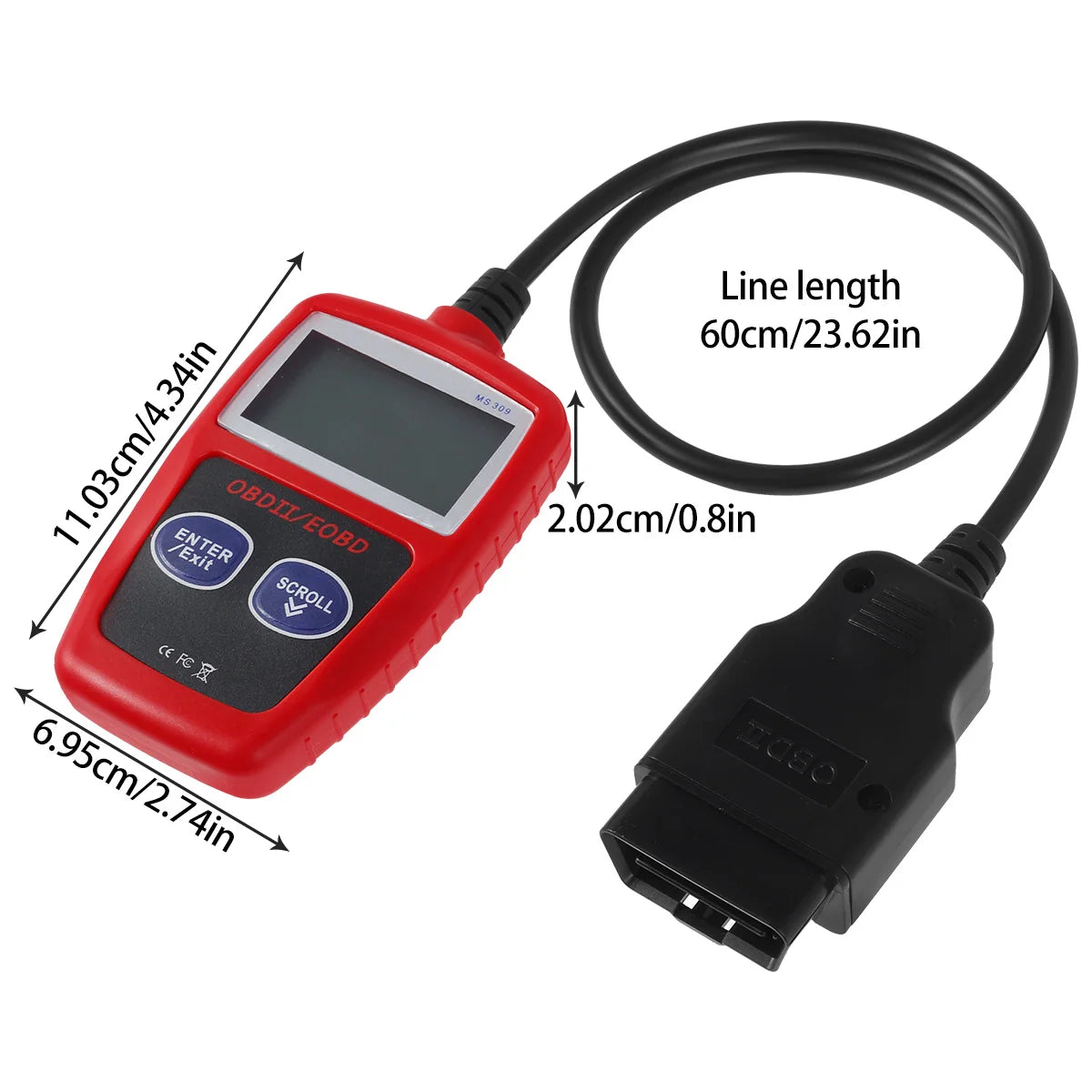 Car check engine light Multifunctional Code Reader