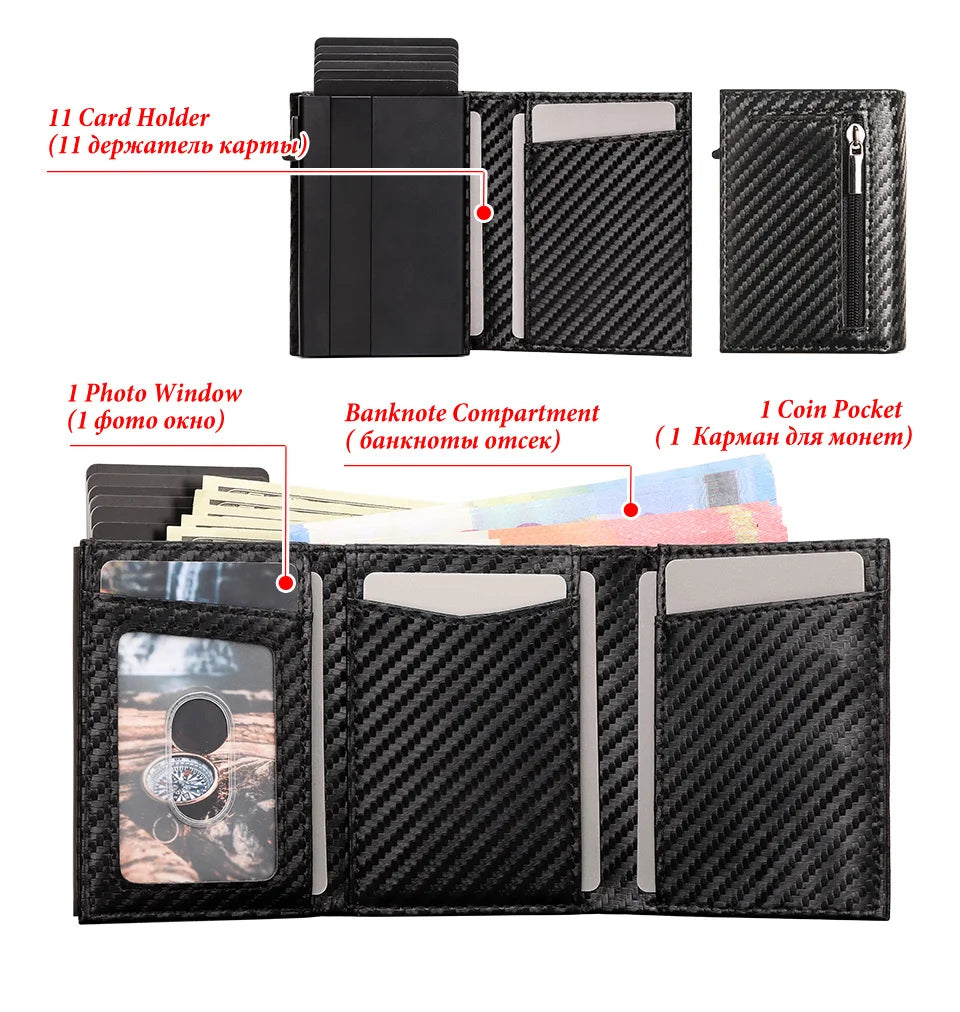 Men Smart Wallet Credit Card Holder for AirTag
