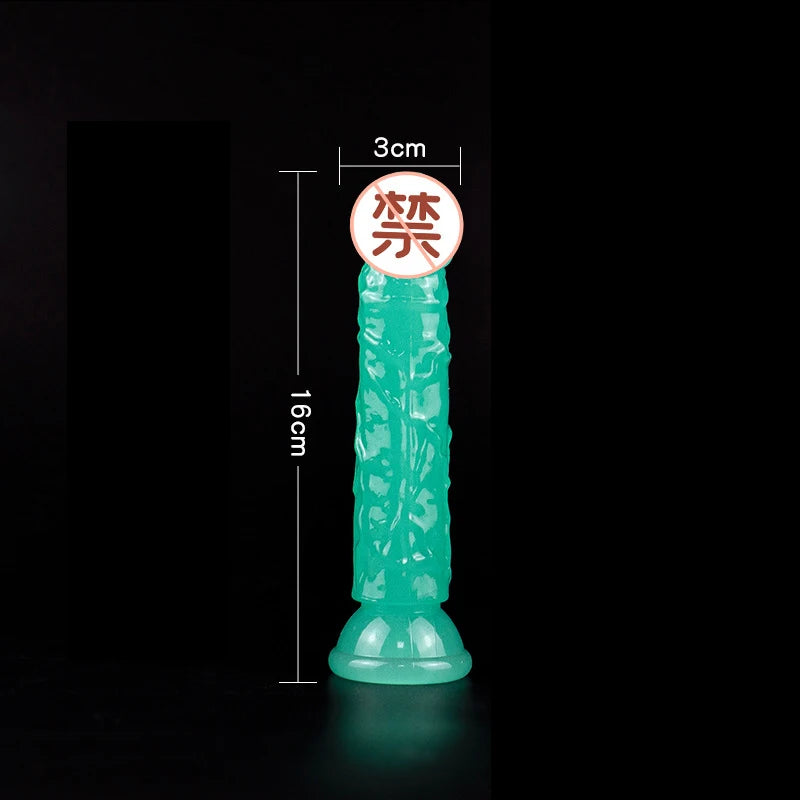 Luminous Simulation Dildo Realistic Penis For Women With Suction Cup Couple Erotic Sex Adult Toys For Men Toy 4#