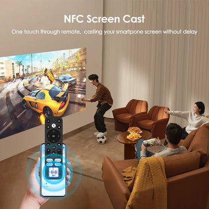 [Netflix Officially-Licensed]4K Portable Projector Video Home Theater Auto Focus 5G WiFi NFC Android Beam Projector