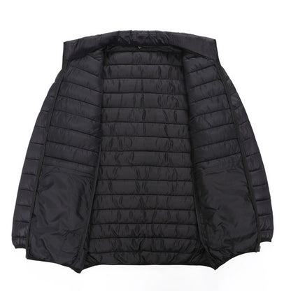 Lightweight down jacket with hood