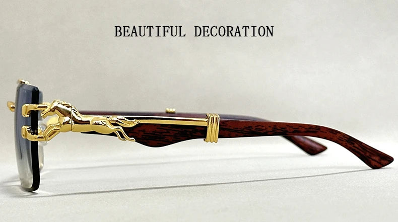 Luxury Sunglasses Women Trendy Vintage Square Sunglasses For Men Luxe Fashion Glasses Gafas De Sol Hombre Lunette Soleil Femme