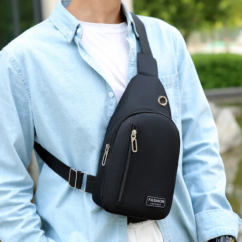 Nylon Chest Bag For Men