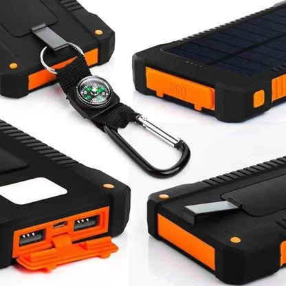 Portable Solar Powered Battery Charger / Power-bank 200000mah