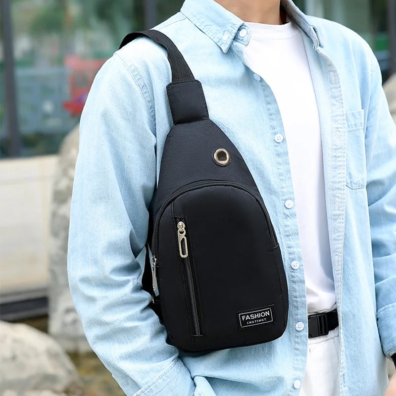 Nylon Chest Bag For Men