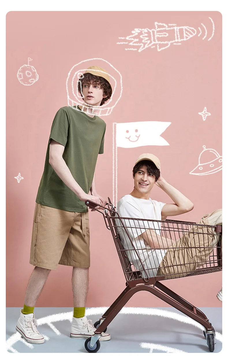 Cotton Solid T-Shirts