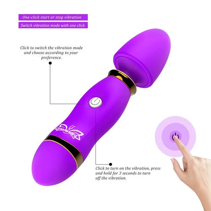 Dildo Vibrator G Spot Vagina Clitoris Stimulator / Butt Plug