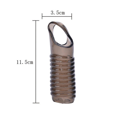 Extended Cock Ring that delays Ejaculation for a  Stronger Erection / G Spot Vagina Reusable Silicone Vibrator