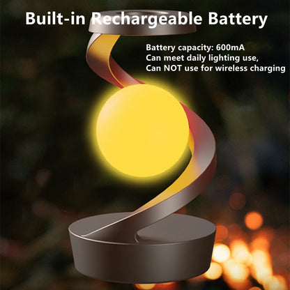 Rotating Color Changing Floating Table lamp, with 15W Mobile Phone Wireless Charger