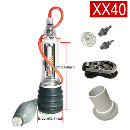 Male Penis Pump Water Vacuum Pump For Men Penis Enlargement Pump Dick Extender Cock Exercises Pump Glans Trainer Adults Sex Toys