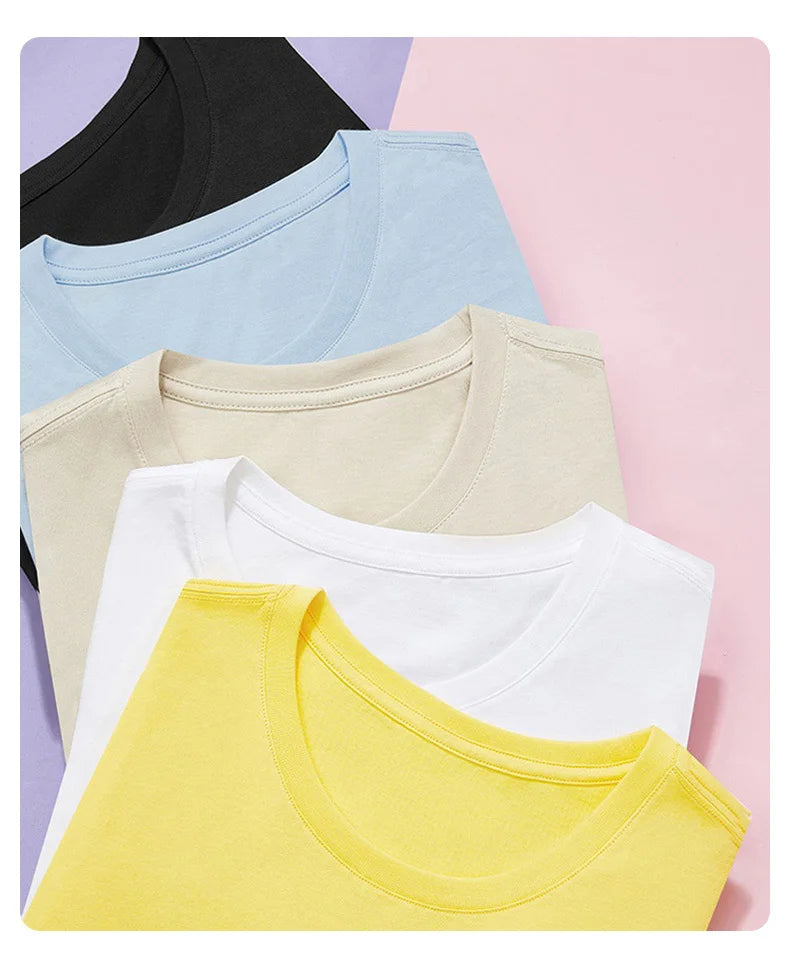 Cotton Solid T-Shirts