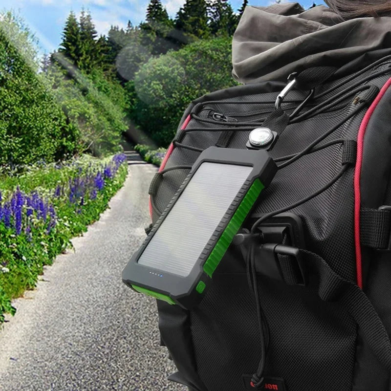 Portable Solar Powered Battery Charger / Power-bank 200000mah