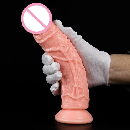 Realistic Dildo Skin Feeling Sex Toys for Women / with Suction Cup