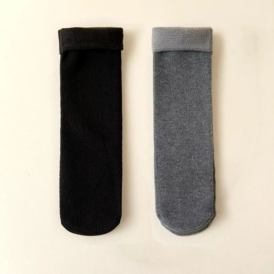 5 Pairs Of Men's Socks, Autumn And Winter Vintage Athletic Style