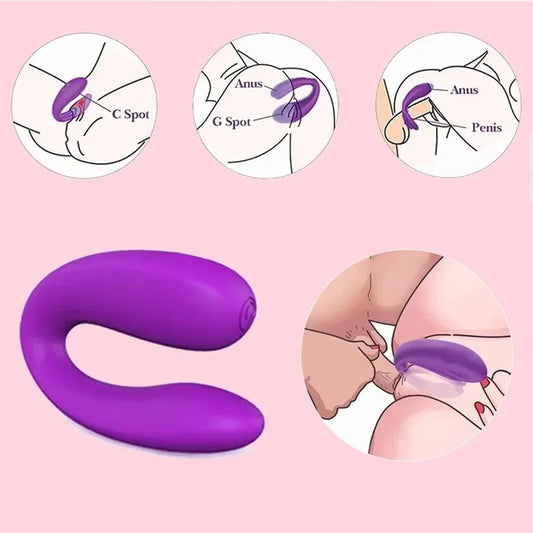 Wearable U Type Vibrator For Couples for Clitoris & G-Spot  Stimulation