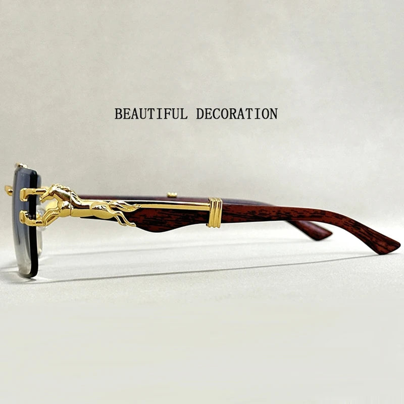 Luxury Sunglasses Women Trendy Vintage Square Sunglasses For Men Luxe Fashion Glasses Gafas De Sol Hombre Lunette Soleil Femme