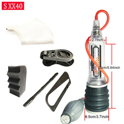 Male Penis Pump Water Vacuum Pump For Men Penis Enlargement Pump Dick Extender Cock Exercises Pump Glans Trainer Adults Sex Toys