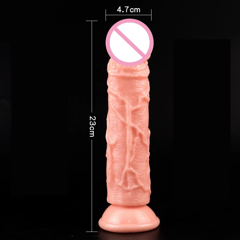 Realistic Dildo Skin Feeling Sex Toys for Women / with Suction Cup