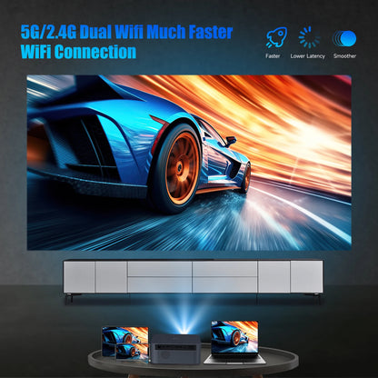 Magcubic HT600 Projector 550ANSI 1080P  Auto Focus  Netflix & Youtube Certified