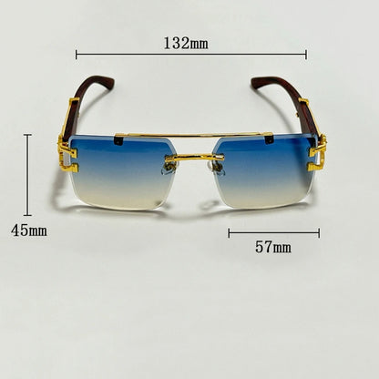 Luxury Sunglasses Women Trendy Vintage Square Sunglasses For Men Luxe Fashion Glasses Gafas De Sol Hombre Lunette Soleil Femme