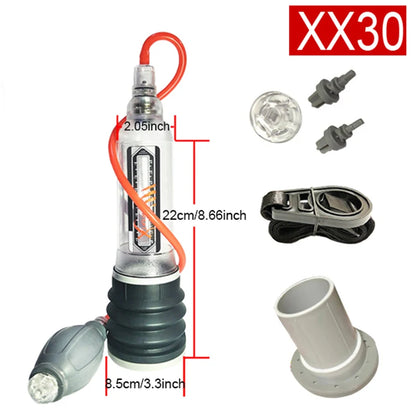 Male Penis Pump Water Vacuum Pump For Men Penis Enlargement Pump Dick Extender Cock Exercises Pump Glans Trainer Adults Sex Toys