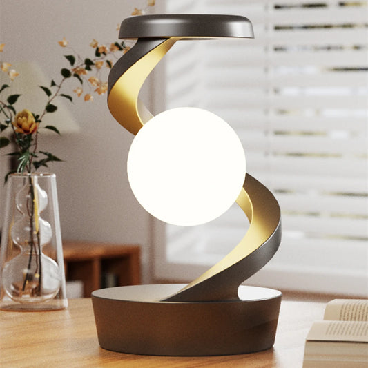 Rotating Color Changing Floating Table lamp, with 15W Mobile Phone Wireless Charger