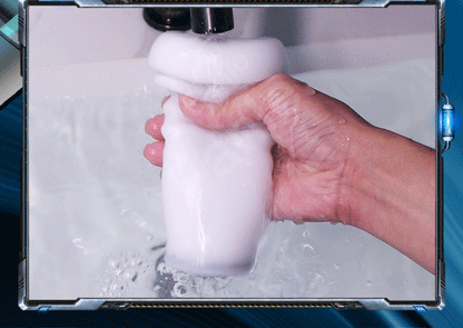 Automatic Male Masturbator Cup Telescopic Sucking Heated vagina & Blowjob Machine