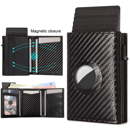 Men Smart Wallet Credit Card Holder for AirTag